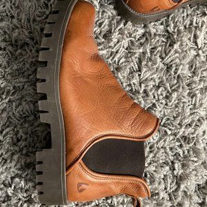Ankle chelsea boot brown leather